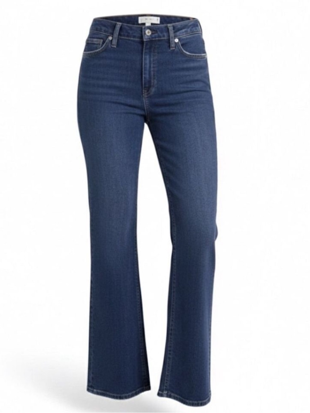Time and Tru Straight Leg Jeans Size 8 Medium Wash Button Fly Classic Denim